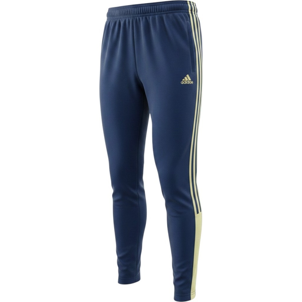 Adidas Kids Tiro 21 Track Pants Navy Blue Neon Yellow Slime Youth Medium 11-12Y